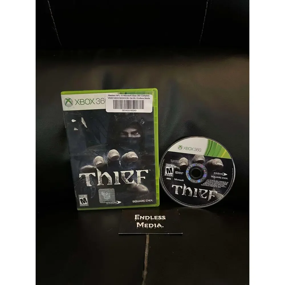 Thief Microsoft Xbox 360 Item and Box Video Game